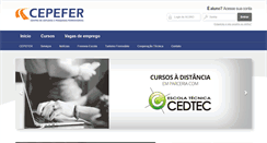 Desktop Screenshot of cepefer.com.br